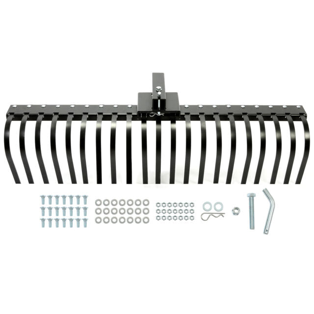 60" Landscaping Rake For ATVs UTVs 2" Reciever