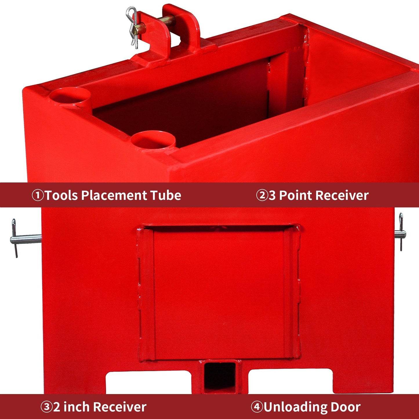 Ballast Box 3 Point Hitches for Category 1 Tractor