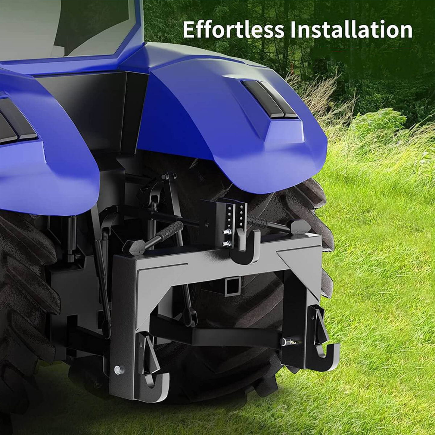 3 Point Quick Hitch Adapter Attach For Category 1 & 2 Cat 1 Cat2 Tractor 3000lb