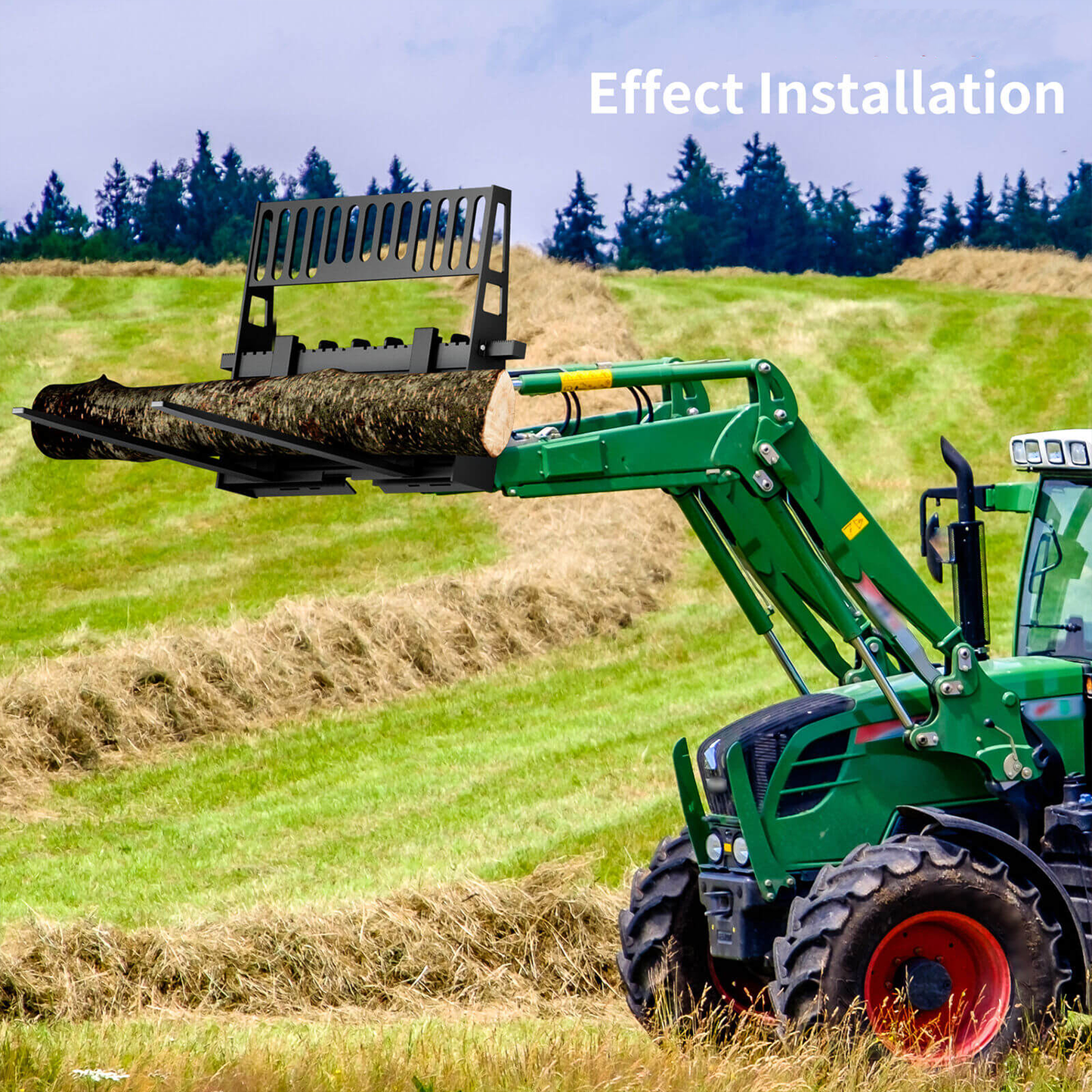 48" Quick Tach Pallet Fork Frame 5000lbs Heavy-Duty