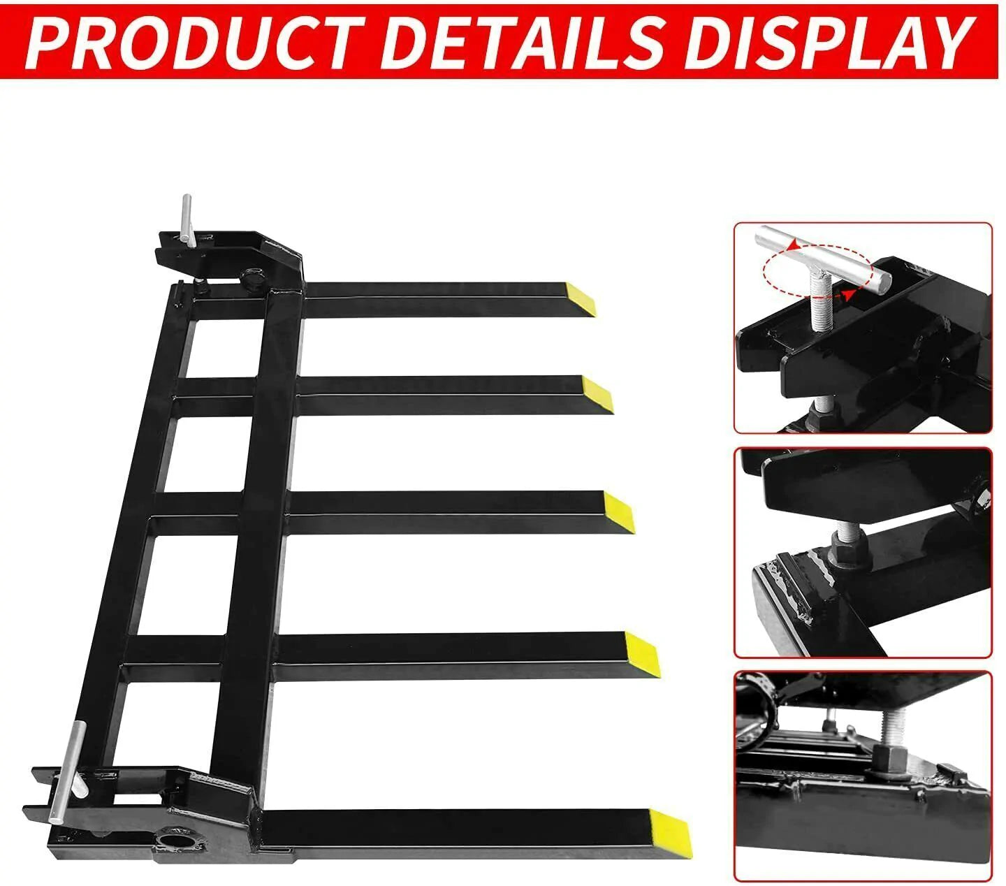 42" Clamp on Debris Fork for Bucket 2500lbs