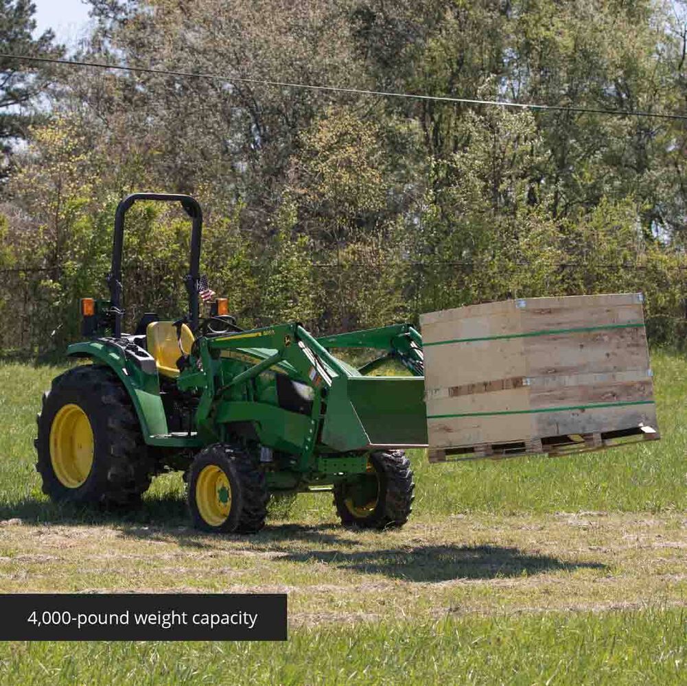 60" HEAVY-DUTY CLAMP-ON PALLET FORKS, UP TO 4,000 LB
