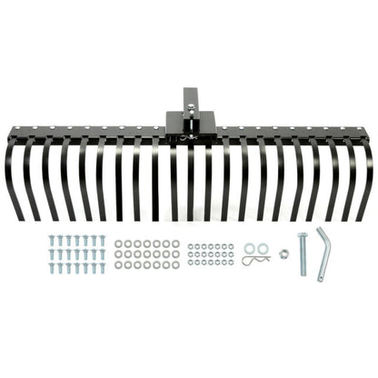 60" Landscaping Rake For ATVs UTVs 2" Reciever