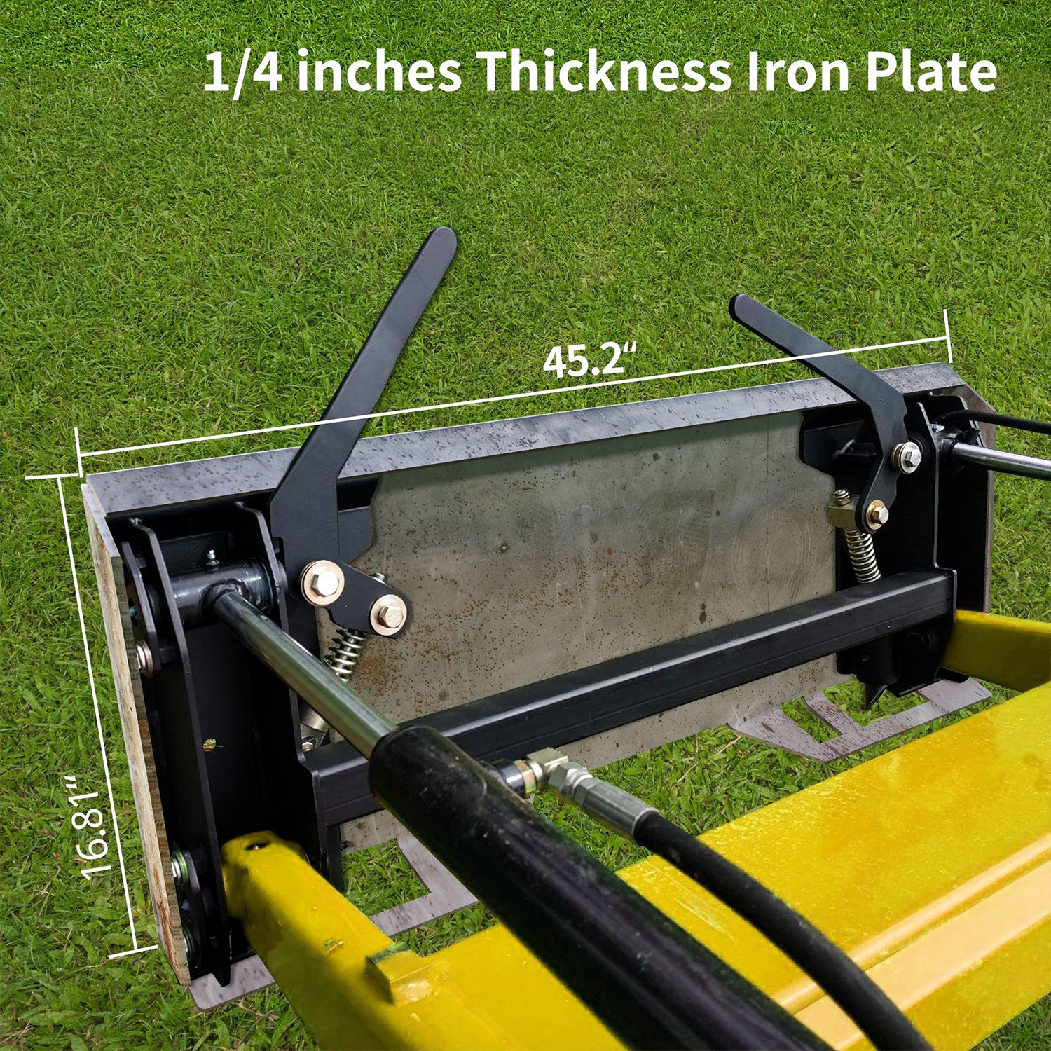 1/4” Universal Thick Mount Plate Fits Kubota and Bobcat