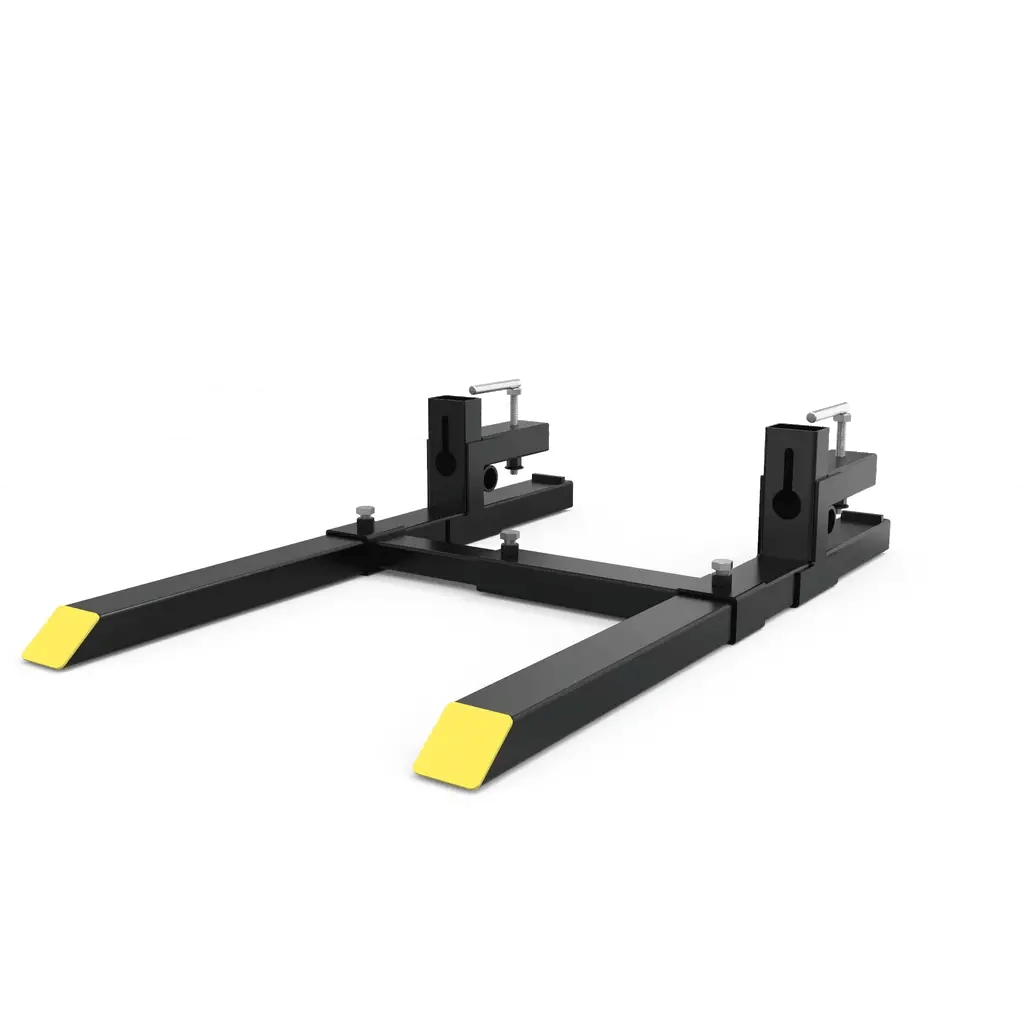 60" HEAVY-DUTY CLAMP-ON PALLET FORKS, 2,000 LB CAPACITY