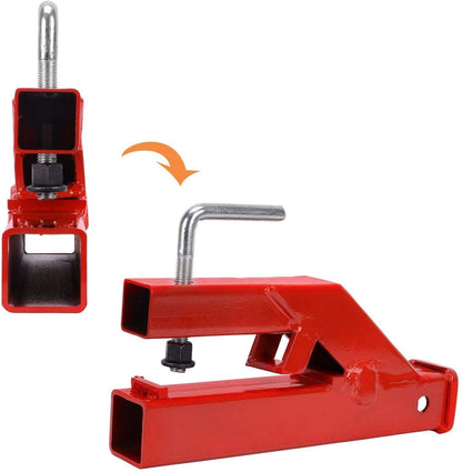 Clamp On Trailer Hitch with 2" Receiver for Deere Bobcat