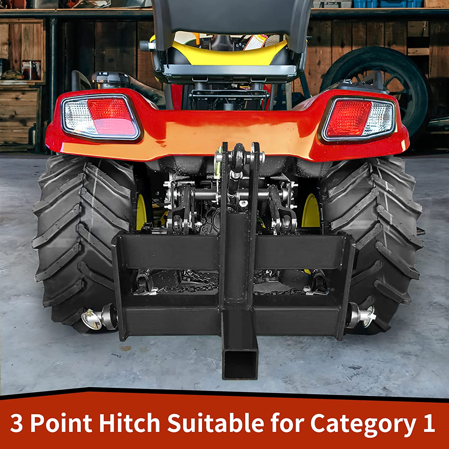 3 Point Hitch Receiver for Category 1, 2