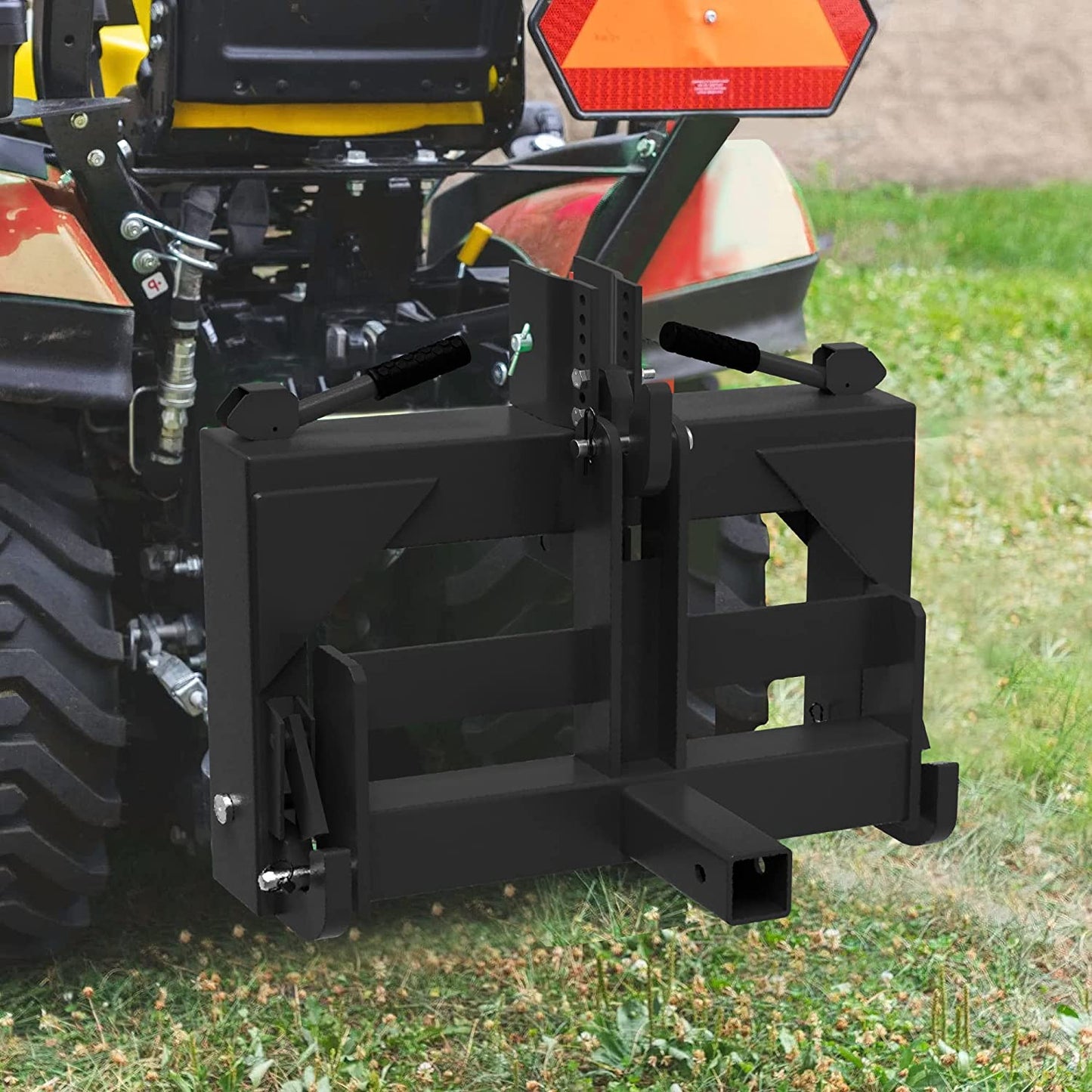 3 Point Hitch Receiver for Category 1, 2" Trailer Receiver Drawbar Attachments