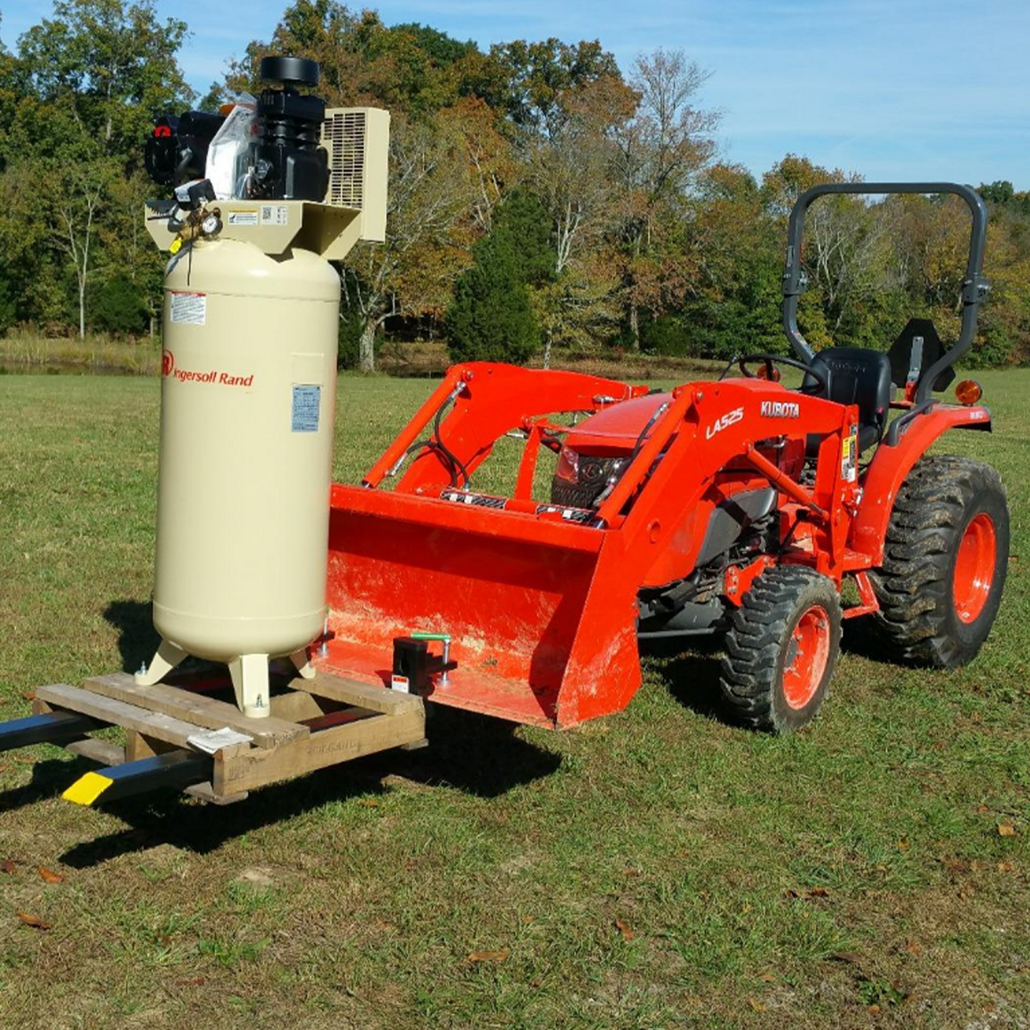 60" HEAVY-DUTY CLAMP-ON PALLET FORKS, 2,000 LB CAPACITY