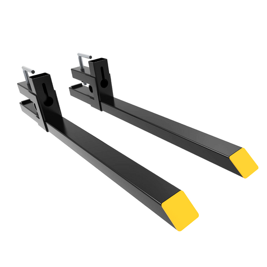 43" LIGHT-DUTY CLAMP-ON PALLET FORKS 2,000 LB CAPACITY